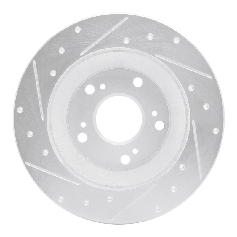 R1 Concepts Honda S2000 Rear Right Drilled & Slotted Silver Brake Rotor (Part RNCEDZ - 59028R) | rncEDZ - 59028R - JDMuscleSPK977280