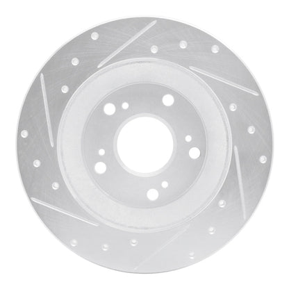 R1 Concepts Honda S2000 Rear Right Drilled & Slotted Silver Brake Rotor (Part RNCEDZ - 59028R) | rncEDZ - 59028R - JDMuscleSPK977280