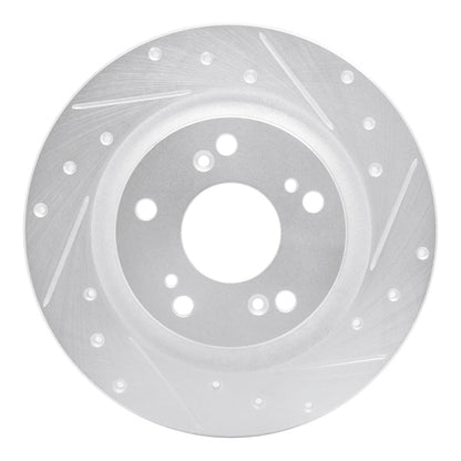 R1 Concepts Honda S2000 Rear Right Drilled & Slotted Silver Brake Rotor (Part RNCEDZ - 59028R) | rncEDZ - 59028R - JDMuscleSPK977280