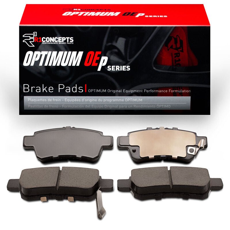 R1 Concepts Optimum OEp Rear Brake Pads for Honda Odyssey 2005 - 2010 | rnc2551 - 1088 - 00 - JDMuscleSPK942304
