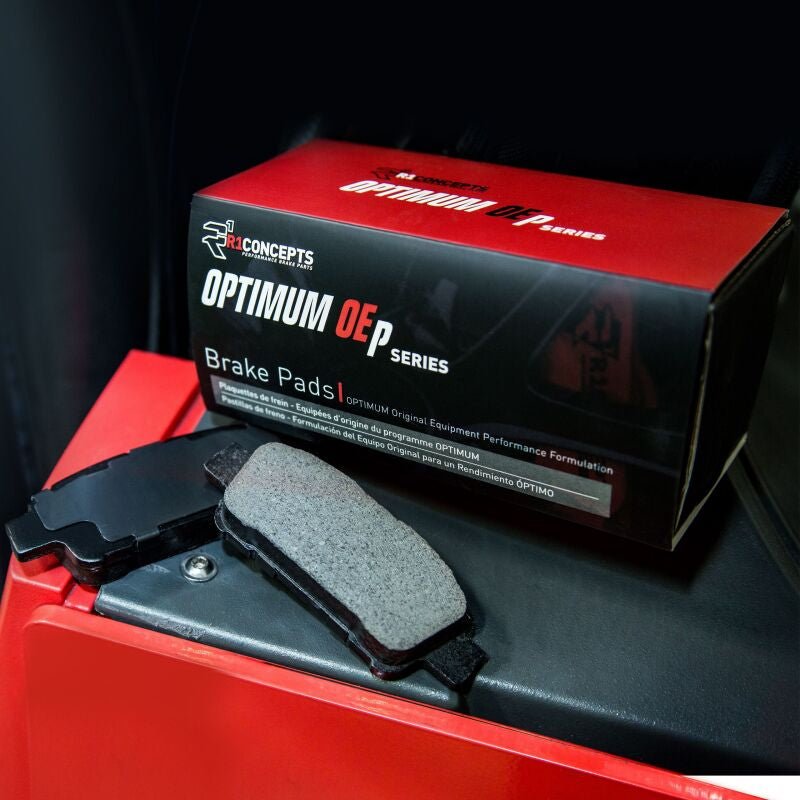 R1 Concepts R1 Optimum OEp Front Brake Pads for Honda Civic Wagon (1983 - 2006) | rnc2551 - 0256 - 00 - JDMuscleSPK942069