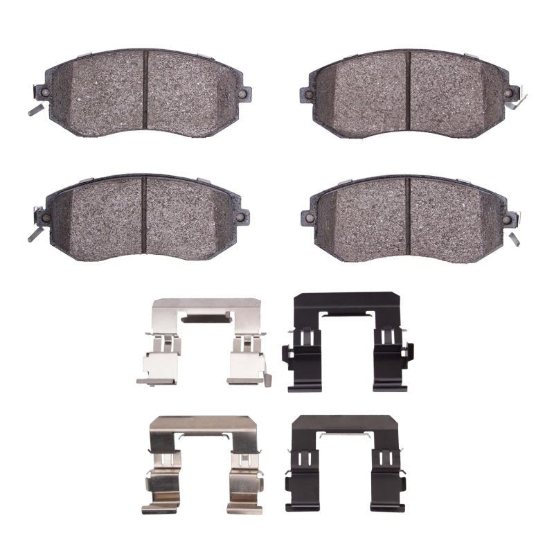 R1 Concepts R1 Optimum OEp Front Brake Pads & Hardware Kit for 2022 - 2025 Subaru BRZ | rnc2552 - 1539 - 01 - JDMuscleSPK936958
