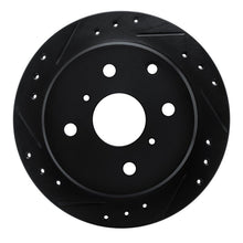 R1 Concepts Rear Left Drilled & Slotted Black Brake Rotor for 1983 - 1984 Toyota Cressida | rncECB - 76019L - JDMuscleSPK983665