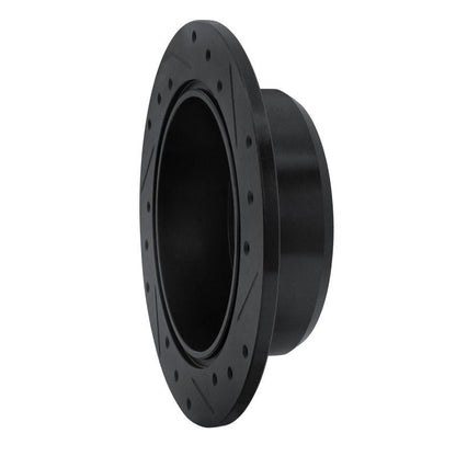 R1 Concepts Rear Left Drilled & Slotted Black Brake Rotor for 1994 - 1995 Toyota Celica | rncECB - 76060L - JDMuscleSPK983699