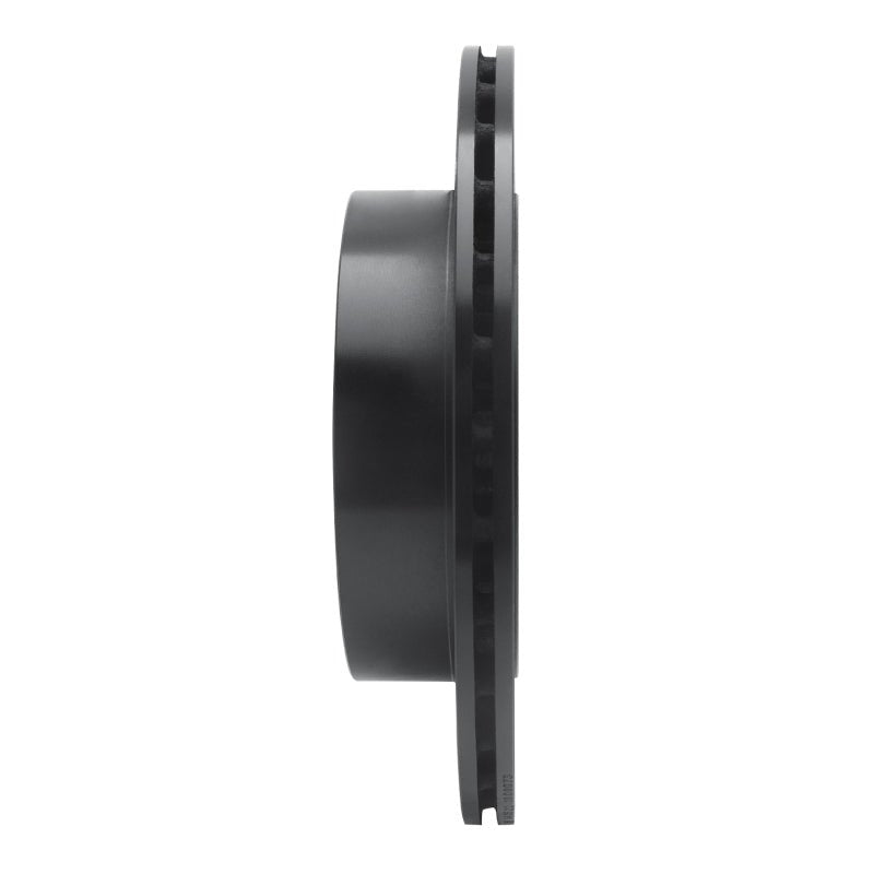 R1 Concepts Rear Left Drilled & Slotted Black Brake Rotor for 2005 - 2007 Subaru Impreza | rncECB - 13017L - JDMuscleSPK973620