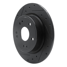 R1 Concepts Rear Left Drilled & Slotted Black Brake Rotor for 2016 - 2025 Honda Accord Sedan | rncECB - 59071L - JDMuscleSPK938042