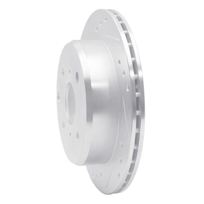 R1 Concepts Rear Left Drilled & Slotted Brake Rotor for 1982 - 1985 Toyota Celica | rncEDZ - 76014L - JDMuscleSPK987475