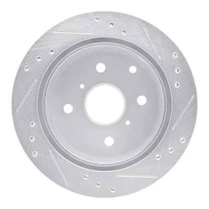 R1 Concepts Rear Left Drilled & Slotted Brake Rotor for 1982 - 1985 Toyota Celica | rncEDZ - 76014L - JDMuscleSPK987475