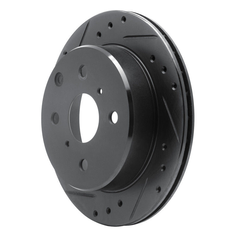 R1 Concepts Rear Left Drilled & Slotted Brake Rotor for 1984 - 1988 Toyota Cressida | rncECB - 76025L - JDMuscleSPK983673