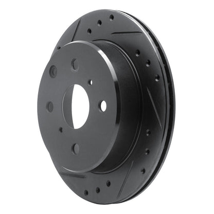 R1 Concepts Rear Left Drilled & Slotted Brake Rotor for 1984 - 1988 Toyota Cressida | rncECB - 76025L - JDMuscleSPK983673