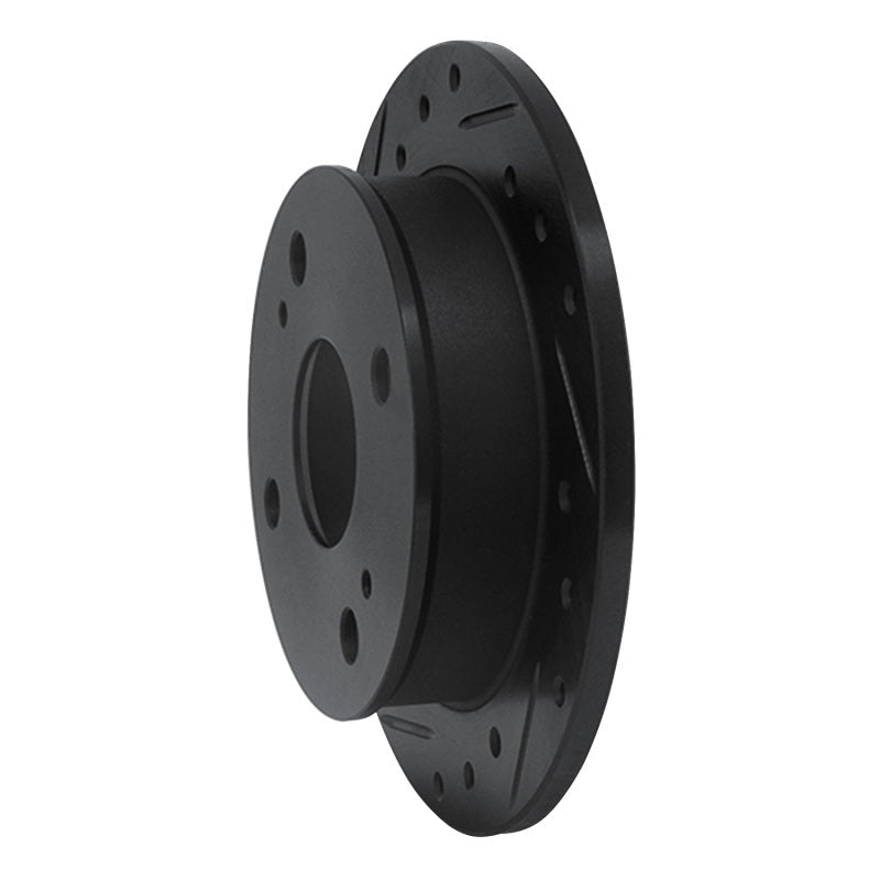 R1 Concepts Rear Left Drilled & Slotted Brake Rotor for 1985 - 1987 Toyota Corolla (US/Canada) by R1 Concepts Part Number RNC - ECB - 76023L | rncECB - 76023L - JDMuscleSPK983669