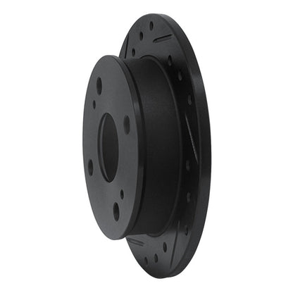 R1 Concepts Rear Left Drilled & Slotted Brake Rotor for 1985 - 1987 Toyota Corolla (US/Canada) by R1 Concepts Part Number RNC - ECB - 76023L | rncECB - 76023L - JDMuscleSPK983669