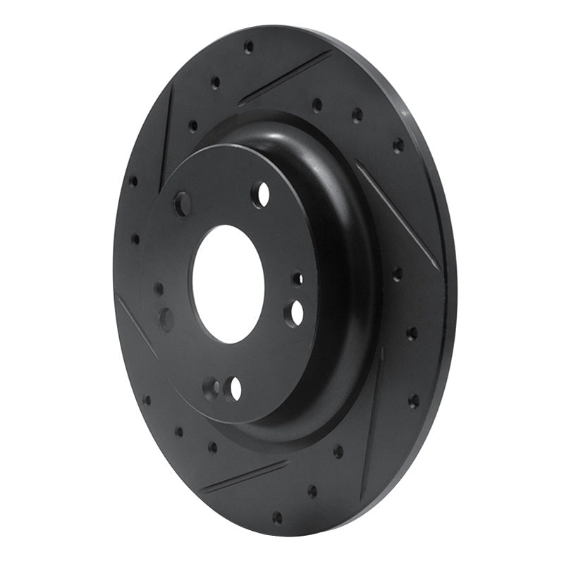 R1 Concepts Rear Left Drilled & Slotted Brake Rotor for Honda Civic Sedan 2017 - 2020 by R1 Concepts Part No. rncECB - 59068L | rncECB - 59068L - JDMuscleSPK975966