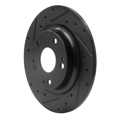 R1 Concepts Rear Left Drilled & Slotted Brake Rotor for Honda Civic Sedan 2017 - 2020 by R1 Concepts Part No. rncECB - 59068L | rncECB - 59068L - JDMuscleSPK975966