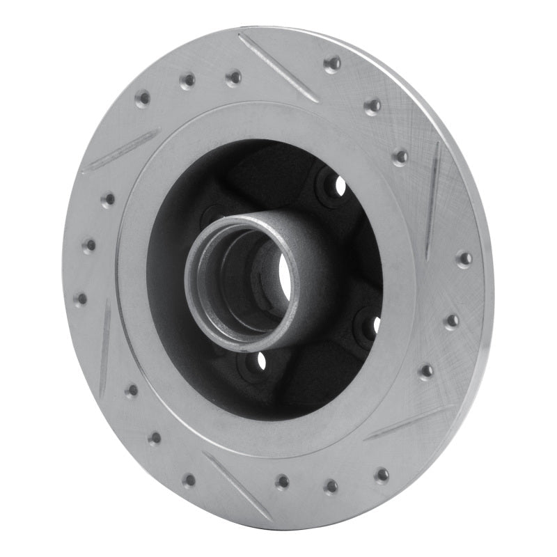 R1 Concepts Rear Left Drilled & Slotted Silver Brake Rotor for 1984 - 1987 Honda Prelude – Part RNCEDZ - 59010L | rncEDZ - 59010L - JDMuscleSPK986437
