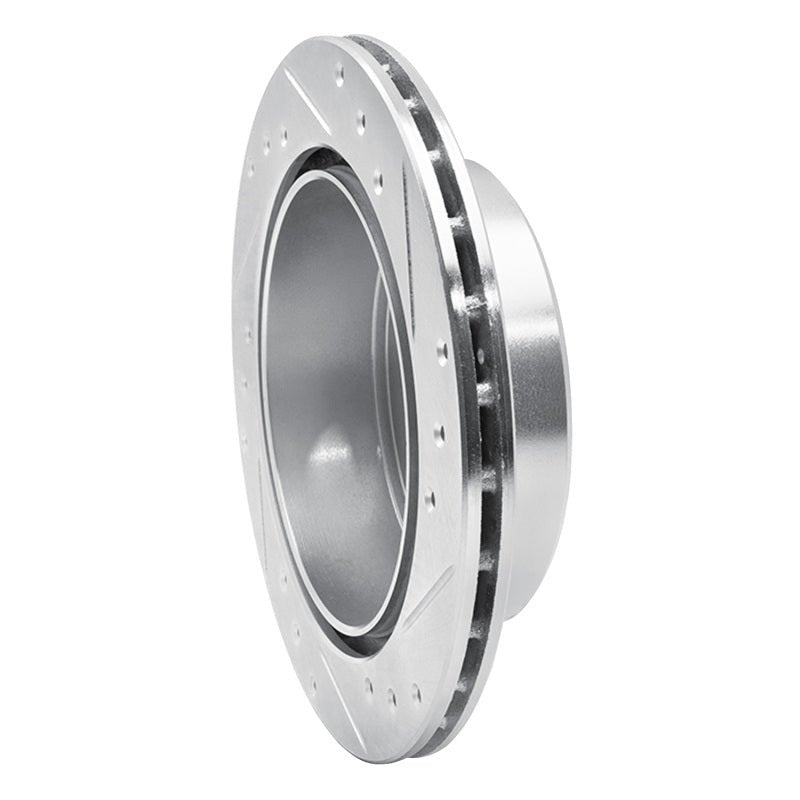 R1 Concepts Rear Left Drilled & Slotted Silver Brake Rotor for 1984 - 1988 Toyota Cressida | rncEDZ - 76025L - JDMuscleSPK987493