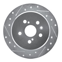 R1 Concepts Rear Left Drilled & Slotted Silver Brake Rotor for 1988 - 1991 Toyota Camry | rncEDZ - 76038L - JDMuscleSPK987517