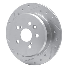R1 Concepts Rear Left Drilled & Slotted Silver Brake Rotor for 1988 - 1991 Toyota Camry | rncEDZ - 76038L - JDMuscleSPK987517