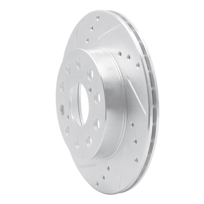 R1 Concepts Rear Left Drilled & Slotted Silver Brake Rotor for 1991 - 1995 Toyota MR2 | rncEDZ - 76048L - JDMuscleSPK987535