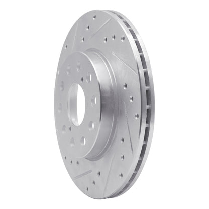 R1 Concepts Rear Left Drilled & Slotted Silver Brake Rotor for 1992 - 1995 Toyota MR2 | rncEDZ - 76058L - JDMuscleSPK987541