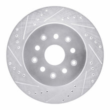 R1 Concepts Rear Left Drilled & Slotted Silver Brake Rotor for 1993 - 1998 Toyota Supra | rncEDZ - 76064L - JDMuscleSPK987551