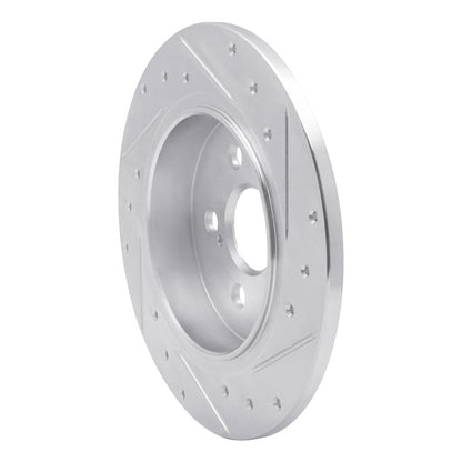 R1 Concepts Rear Left Drilled & Slotted Silver Brake Rotor for 2009 - 2015 Toyota Corolla (Mexico) – Part No. RNCEDZ - 92043L | rncEDZ - 92043L - JDMuscleSPK987930