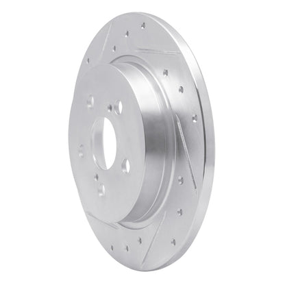 R1 Concepts Rear Left Drilled & Slotted Silver Brake Rotor for 2009 - 2015 Toyota Corolla (Mexico) – Part No. RNCEDZ - 92043L | rncEDZ - 92043L - JDMuscleSPK987930