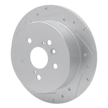 R1 Concepts Rear Left Drilled & Slotted Silver Brake Rotor for 2009 - 2015 Toyota Venza | rncEDZ - 76086L - JDMuscleSPK987573
