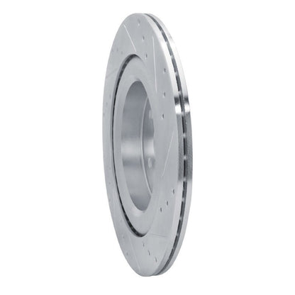 R1 Concepts Rear Left Drilled & Slotted Silver Brake Rotor for Subaru Ascent (2019 - 2025) - Part rncEDZ - 13044L | rncEDZ - 13044L - JDMuscleSPK984484
