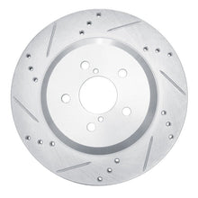 R1 Concepts Rear Left Drilled & Slotted Silver Brake Rotor for Subaru Crosstrek 2019 - 2023 | rncEDZ - 13047L - JDMuscleSPK984490