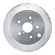 R1 Concepts Rear Left Drilled & Slotted Silver Brake Rotor for Subaru WRX (2022 - 2025) - Part rncEDZ - 13050L | rncEDZ - 13050L - JDMuscleSPK984494