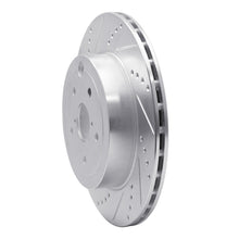 R1 Concepts Rear Left Drilled & Slotted Silver Brake Rotor for Subaru WRX STI (2018 - 2025) - Part  RNCEDZ - 13042L | rncEDZ - 13042L - JDMuscleSPK984480