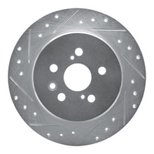 R1 Concepts Rear Left Drilled & Slotted Silver Brake Rotor for Toyota Celica 1990 - 1993 | rncEDZ - 76046L - JDMuscleSPK987531