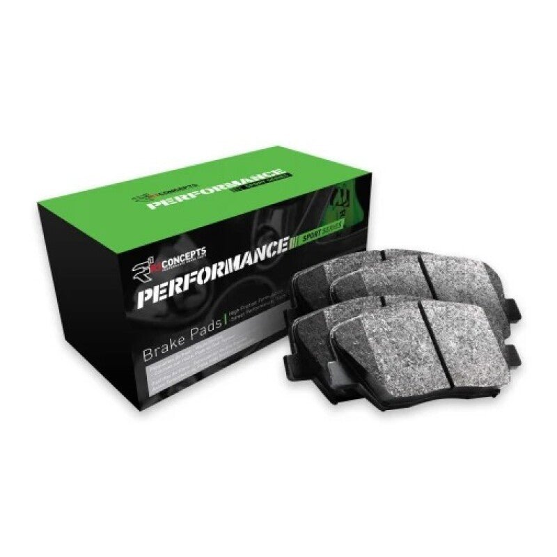 R1 Concepts Rear Performance Sport Brake Pads and Hardware Kit for 1998 - 2009 Subaru Outback | rnc2115 - 0770 - 02 - JDMuscleSPK980763
