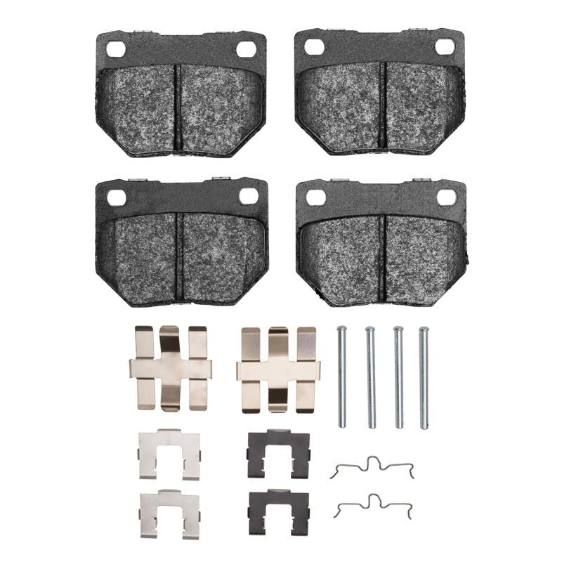 R1 Concepts Rear Performance Sport Brake Pads and Hardware Kit for 2006 - 2007 Subaru Impreza | rnc2115 - 0461 - 11 - JDMuscleSPK935463