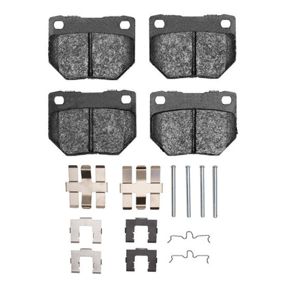 R1 Concepts Rear Performance Sport Brake Pads and Hardware Kit for 2006 - 2007 Subaru Impreza | rnc2115 - 0461 - 11 - JDMuscleSPK935463