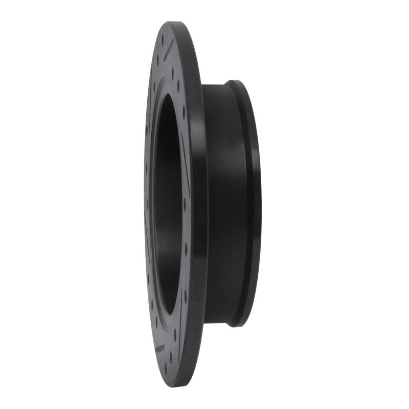 R1 Concepts Rear Right Drilled & Slotted Black Brake Rotor for 1985 - 1987 Toyota Corolla (US/Canada) | rncECB - 76023R - JDMuscleSPK983670