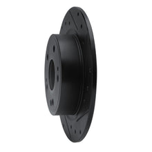 R1 Concepts Rear Right Drilled & Slotted Black Brake Rotor for 2016 - 2025 Honda HR - V | rncECB - 59071R - JDMuscleSPK938043