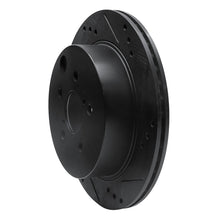 R1 Concepts Rear Right Drilled & Slotted Brake Rotor for Subaru Forester (2014 - 2018) - Black Finish | rncECB - 13027R - JDMuscleSPK973641
