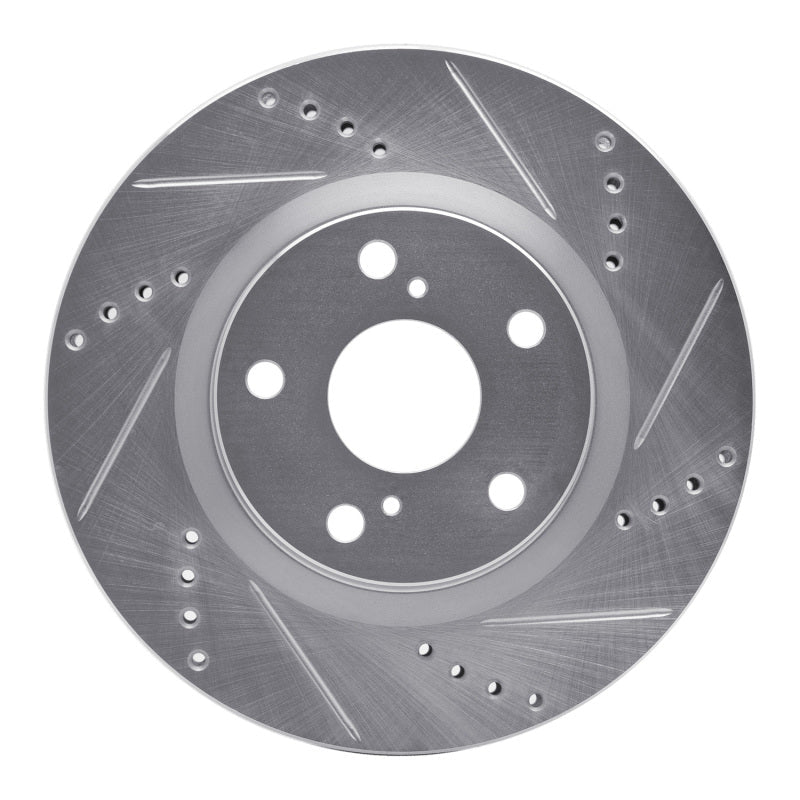 R1 Concepts Rear Right Drilled & Slotted Brake Rotor for Subaru Legacy 1990 - 1994 | rncEDZ - 13010R - JDMuscleSPK984444