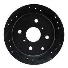 R1 Concepts Rear Right Drilled & Slotted Brake Rotor for Toyota Cressida 1983 - 1984 - Black Finish | rncECB - 76019R - JDMuscleSPK983666