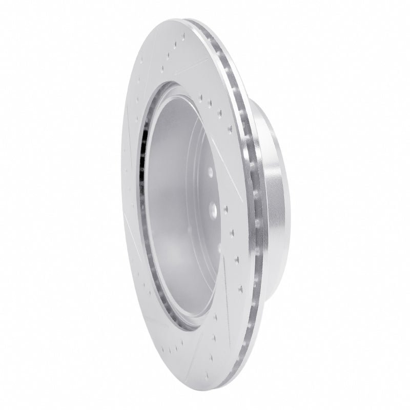 R1 Concepts Rear Right Drilled & Slotted Silver Brake Rotor for 1993 - 1998 Toyota Supra | rncEDZ - 76064R - JDMuscleSPK987552