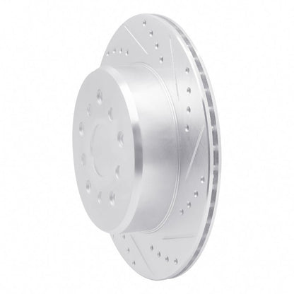 R1 Concepts Rear Right Drilled & Slotted Silver Brake Rotor for 1993 - 1998 Toyota Supra | rncEDZ - 76064R - JDMuscleSPK987552