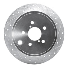 R1 Concepts Rear Right Drilled & Slotted Silver Brake Rotor for 2008 - 2015 Subaru WRX | rncEDZ - 13021R - JDMuscleSPK976841