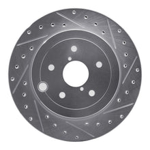 R1 Concepts Rear Right Drilled & Slotted Silver Brake Rotor for 2008 - 2020 Subaru WRX STI | rncEDZ - 13022R - JDMuscleSPK976843