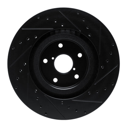 R1 Concepts RNC - ECB - 13043L Front Left Drilled & Slotted Brake Rotor for Subaru Ascent | rncECB - 13043L - JDMuscleSPK973670