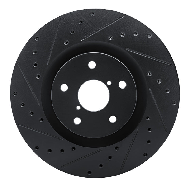 R1 Concepts RNC - ECB - 13043L Front Left Drilled & Slotted Brake Rotor for Subaru Ascent | rncECB - 13043L - JDMuscleSPK973670