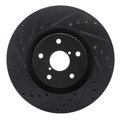 R1 Concepts RNC - ECB - 13043L Front Left Drilled & Slotted Brake Rotor for Subaru Ascent | rncECB - 13043L - JDMuscleSPK973670