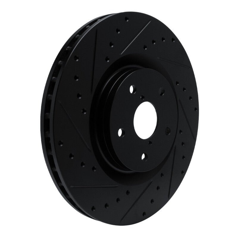 R1 Concepts RNC - ECB - 13043L Front Left Drilled & Slotted Brake Rotor for Subaru Ascent | rncECB - 13043L - JDMuscleSPK973670