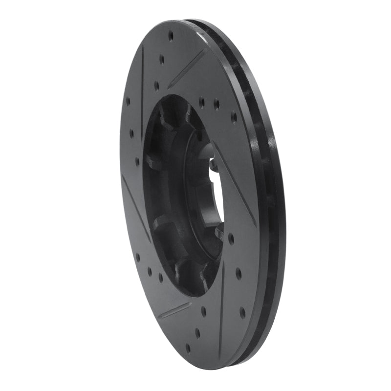 R1 Concepts RNCECB - 13000R Front Right Drilled & Slotted Brake Rotor for Subaru DL 1985 - 1994 | rncECB - 13000R - JDMuscleSPK973591